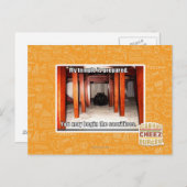 Carte Postale Mon temple est préparé. (Devant / Derrière)