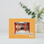 Carte Postale Mon temple est préparé. (Debout devant)