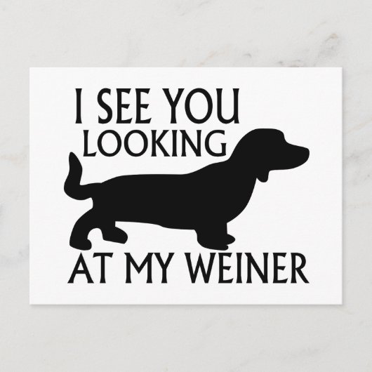 Carte Postale Mon Weiner (Devant)