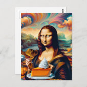 Carte Postale Mona aime la tarte Citrouille (Devant / Derrière)