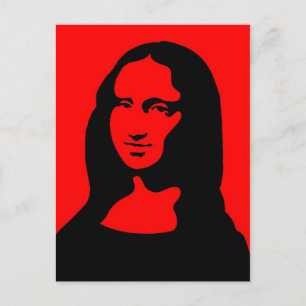 Carte Postale Mona coloré