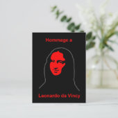 Carte Postale Mona coloré (Debout devant)