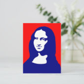 Carte Postale Mona colorée (Debout devant)
