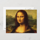 Carte Postale Mona Lisa (Devant / Derrière)