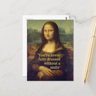 Carte Postale Mona Lisa