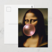 Carte Postale Mona Lisa (Devant / Derrière)