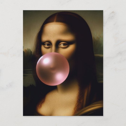 Carte Postale Mona Lisa (Devant)