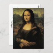 Carte Postale Mona Lisa (Devant / Derrière)