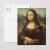 Carte Postale Mona Lisa (Devant / Derrière)