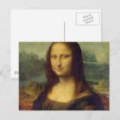 Carte Postale Mona Lisa (Devant / Derrière)