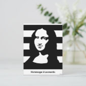 Carte Postale Mona Lisa (Debout devant)