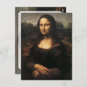 Carte Postale Mona Lisa (Devant / Derrière)