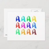 Carte Postale Mona Lisa (Devant / Derrière)
