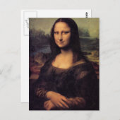 Carte Postale Mona Lisa (Devant / Derrière)