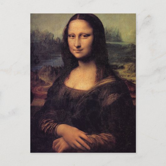 Carte Postale Mona Lisa (Devant)