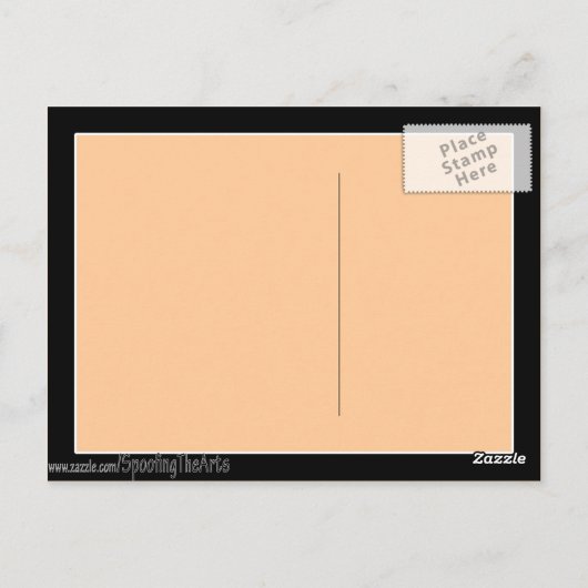 Carte Postale Mona Lisa (Dos)