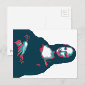 Carte postale Mona Lisa (Devant / Derrière)