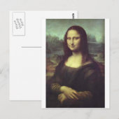 Carte Postale Mona Lisa (Devant / Derrière)