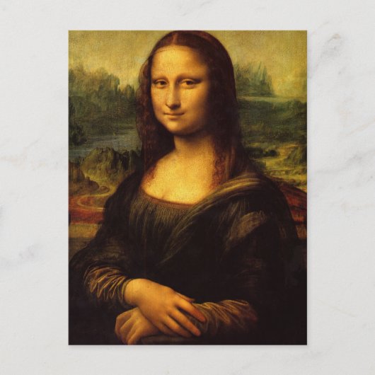 Carte Postale Mona Lisa by Leonardo Da Vinci (Devant)