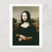Carte Postale Mona Lisa, copie du tableau de Leonardo da Vin (Devant)