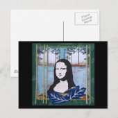Carte Postale Mona Lisa dans le pays (Devant / Derrière)