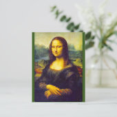Carte Postale Mona Lisa de Da Vinci, Fine Art, (Debout devant)
