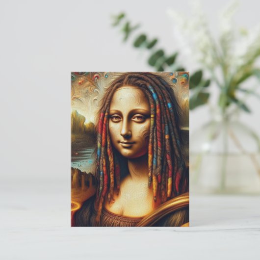 Carte Postale Mona Lisa Dreadlocks (Debout devant)
