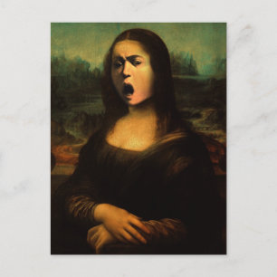 Carte Postale Mona Lisa du Caravaggio