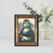 Carte postale Mona Lisa Frog (Debout devant)
