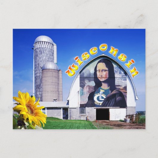 Carte Postale Mona Lisa Grange, Wisconsin (Devant)