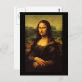 Carte Postale Mona Lisa Leonardo da Vinci (Devant / Derrière)