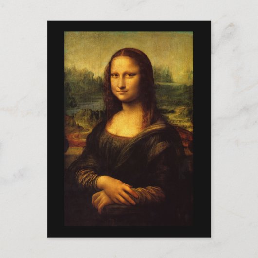 Carte Postale Mona Lisa Leonardo da Vinci (Devant)