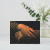 Carte Postale Mona Lisa - mains (Debout devant)