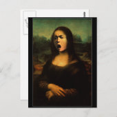 Carte Postale Mona Lisa Medusa Caravaggio (Devant / Derrière)