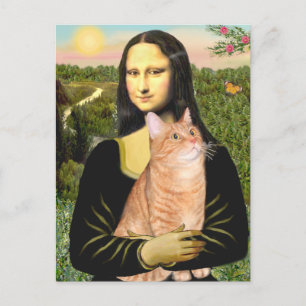Carte Postale Mona Lisa - Orange Tabby SH 46