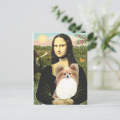 Carte Postale Mona Lisa - Papillon 4 (Debout devant)