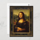 Carte Postale Mona Lisa par Leonardo da Vinci (Devant / Derrière)