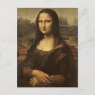 Carte Postale Mona Lisa par Leonardo da Vinci vers 1505-1513