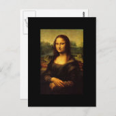 Carte Postale Mona Lisa par Leonardo DE Vinici (Devant / Derrière)