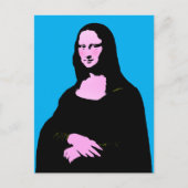 Carte Postale Mona Lisa Pop Art  (Devant)