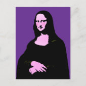 Carte Postale Mona Lisa Pop Art (Devant)