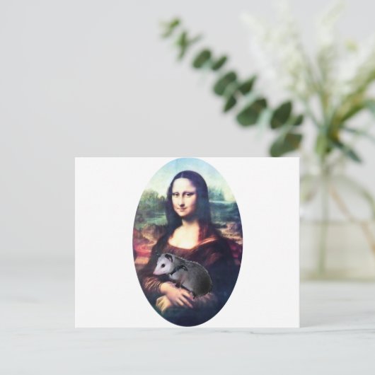Carte Postale Mona Lisa Possum (Debout devant)