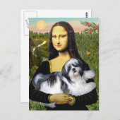 Carte Postale Mona Lisa - Shih Tzu (A-ld) (Devant / Derrière)