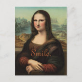 Carte Postale Mona Lisa Smile (Devant)