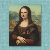 Carte Postale Mona Lisa Smile