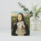 Carte Postale Mona Lisa - Wheaten Terrier 1 (Debout devant)