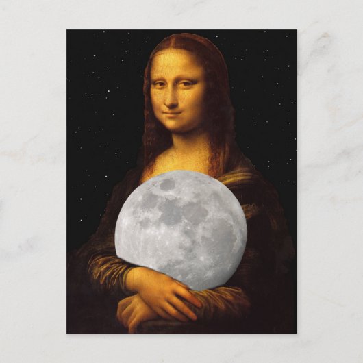 Carte Postale Mona Moona Lisa (Devant)