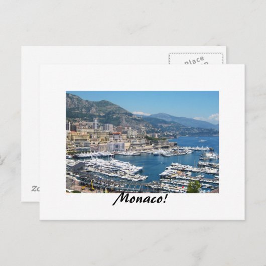 Carte postale Monaco (Devant / Derrière)