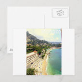 Carte Postale Monaco Beach (Devant / Derrière)
