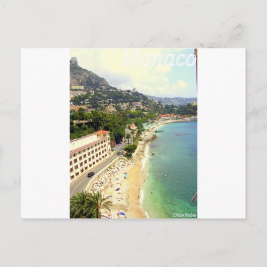 Carte Postale Monaco Beach (Devant)